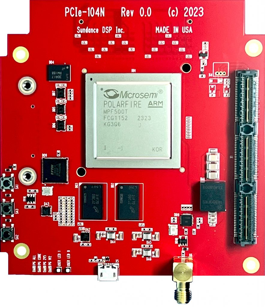 PCIe104 with Zynq US+, AMD RFSOC & Microchip Polarfire